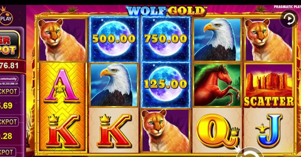 wolf gold scatter